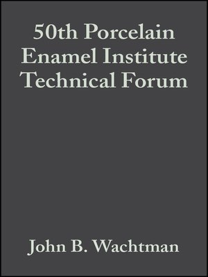 cover image of 50th Porcelain Enamel Institute Technical Forum